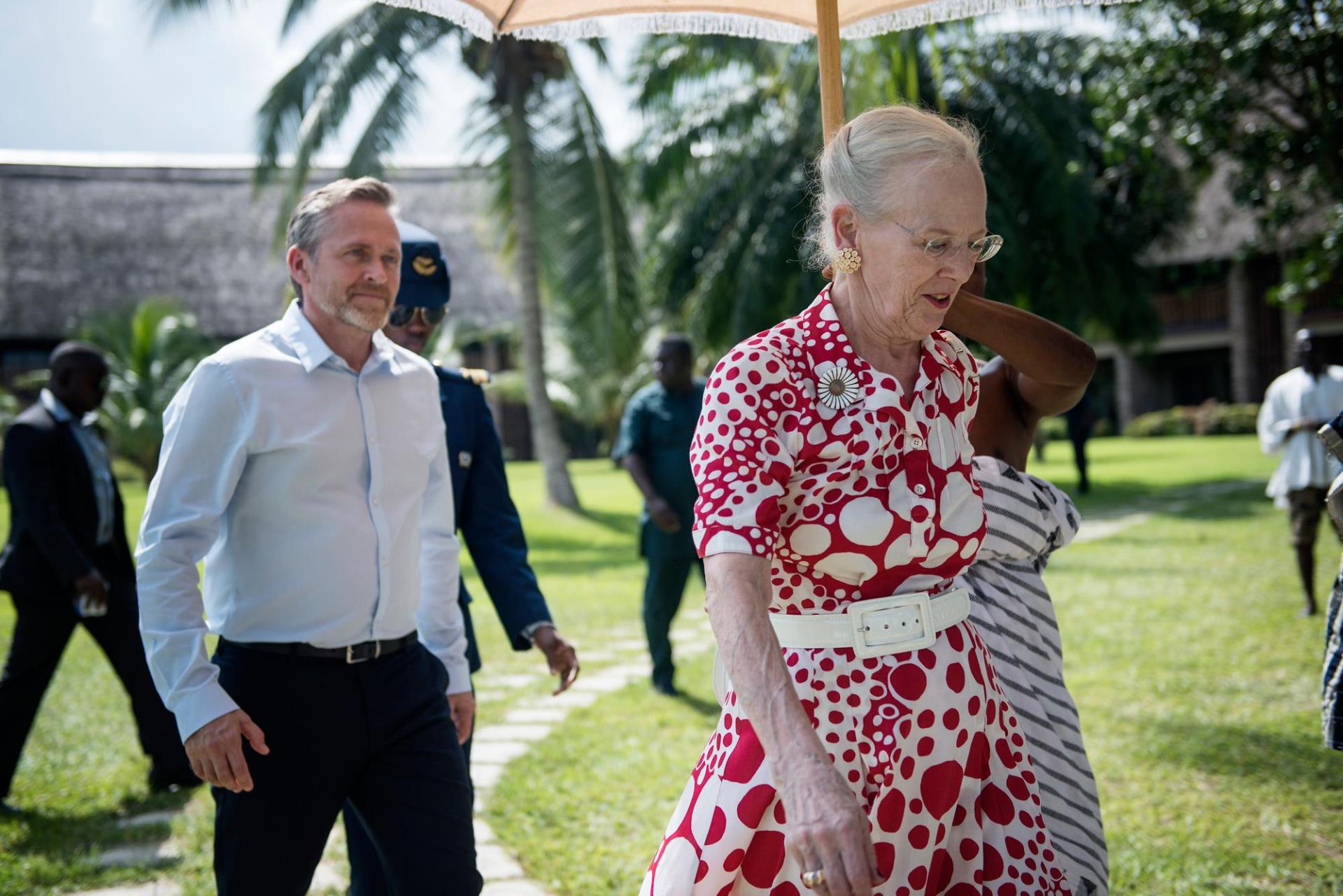 Dronningen besøgte Ghana i et delegationsbesøg med fokus på at fremme dansk eksport